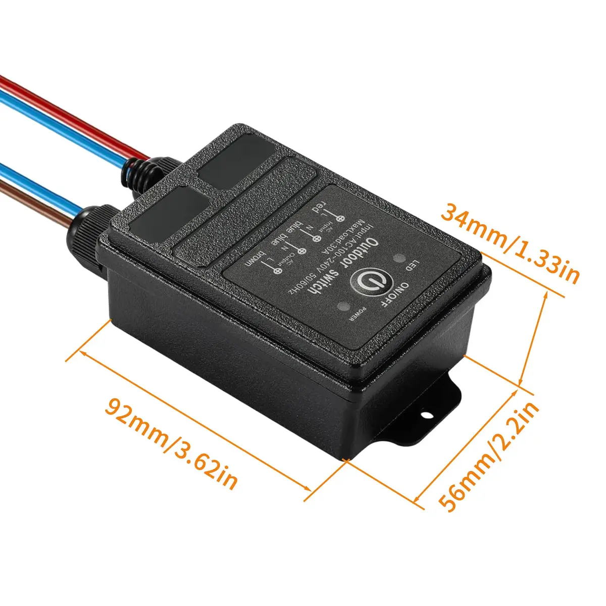 WOODGUILIN 12V Relay Remote Switch Wireless Relay Switch DC 12V-72V | Long Range, Waterproof, High Power - view 5