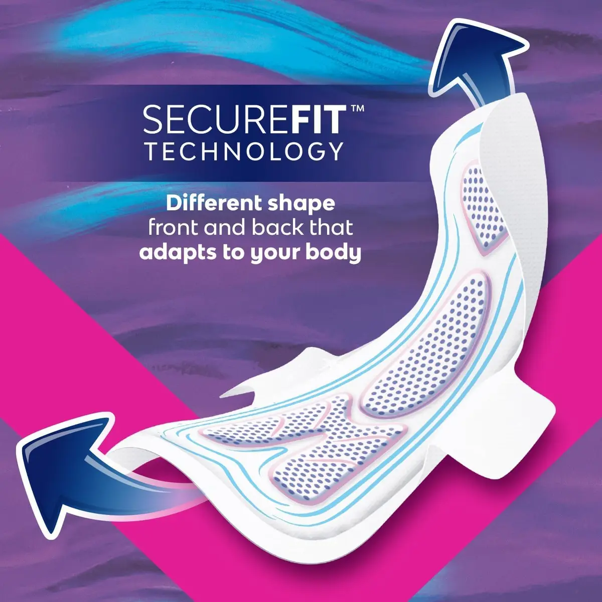 Saba Night Pads with Wings Heavy Flow | Ultra Thin Overnight Discreet Comfort - view 3