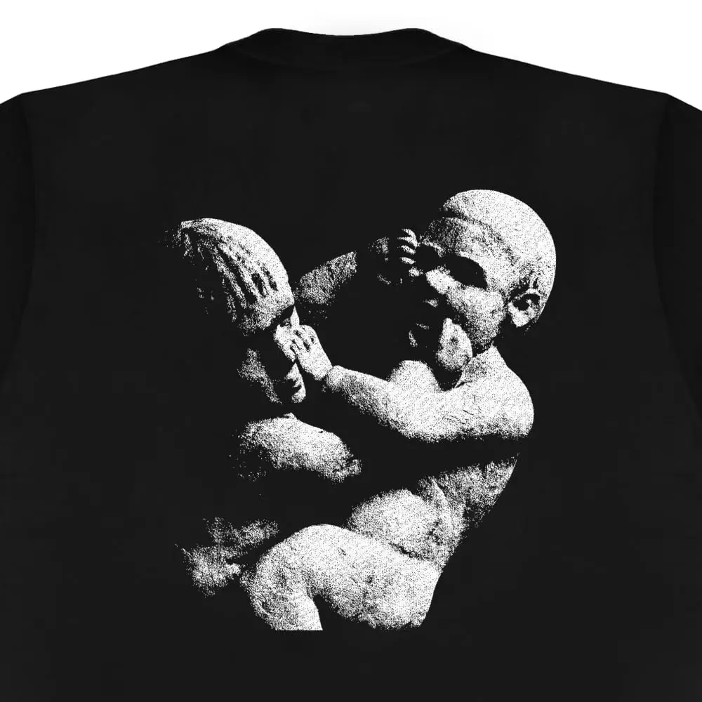 Peso Pluma Dinastía Artwork T-Shirt | 100% Cotton, Crew Neck, Black, Medium (US) | Durable Graphic Fit - view 4