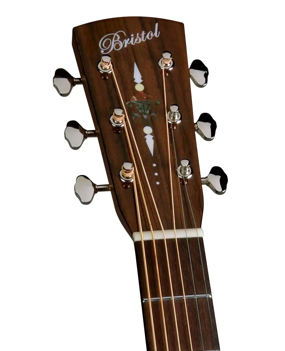 Bristol BL-160 Deluxe Series Dreadnaught Guitar 1.75kg (3.86lb) | Vintage Spruce & Rosewood Tone - view 2