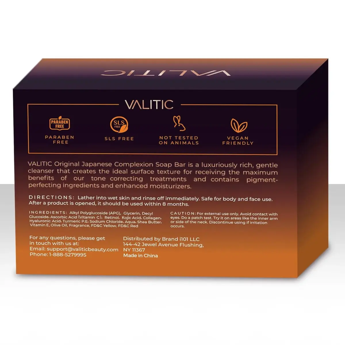 VALITIC Kojic Acid Dark Spot Corrector Soap Bars 200g (7 Oz) | Japanese Complex for Even Tone - view 3