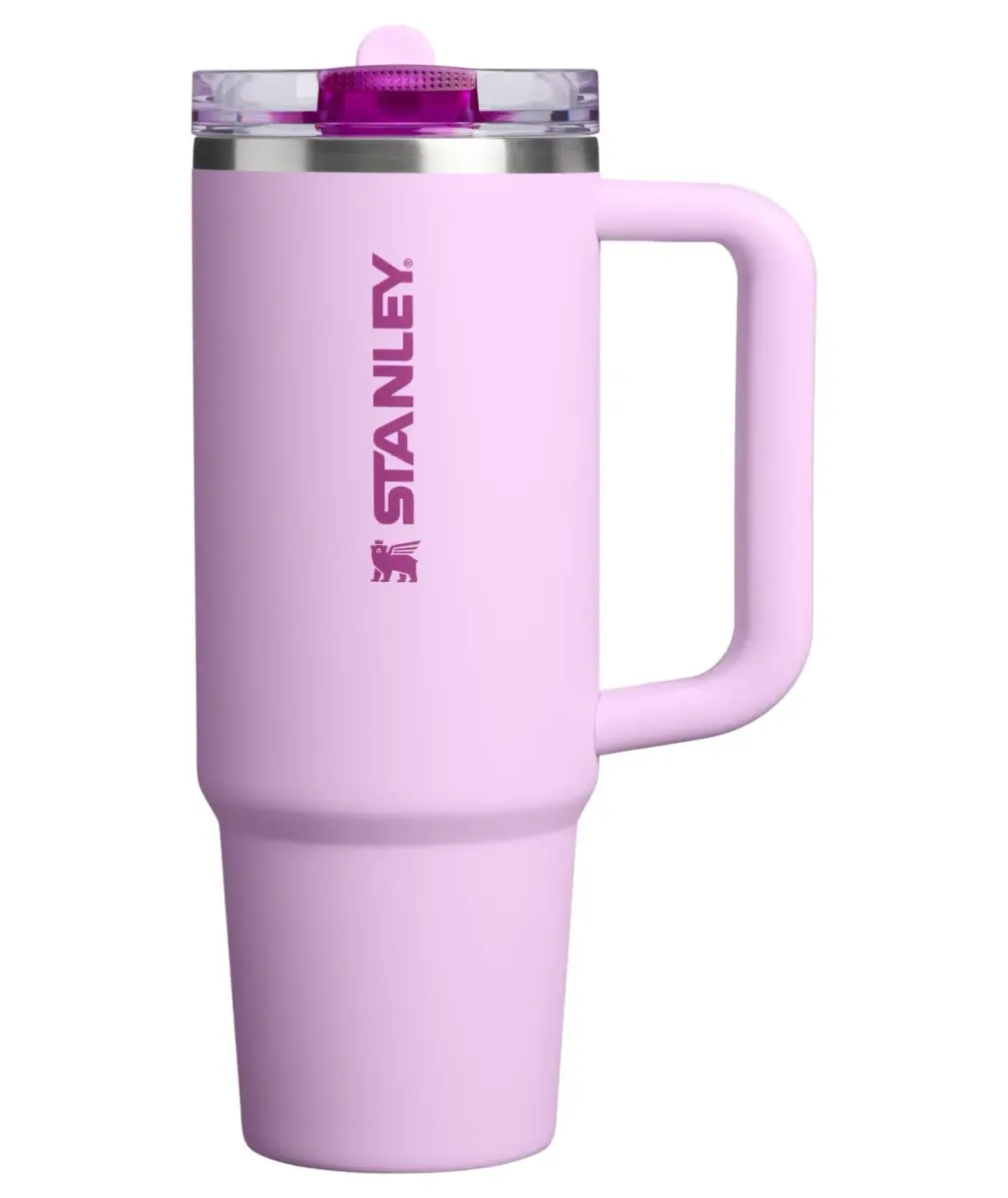 STANLEY Quencher ProTour Flipstraw Tumbler 30 oz, Soft Orchid - Leakproof Insulated Stainless Steel Cup - main product image