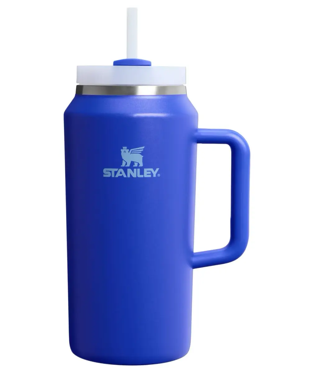 STANLEY Quencher H2.0 FlowState Tumbler 1893ml (64 oz) Cobalt | Insulated Stainless Steel Cup with Handle & Straw - main product image