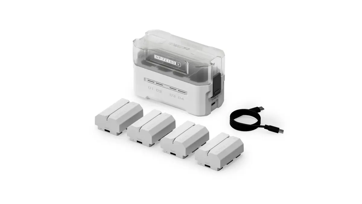 Tilta NP-FZ100 Portable Charging Station (4-Battery Kit) with 45W USB-C Fast Charging | 176g Lightweight Design - main product image