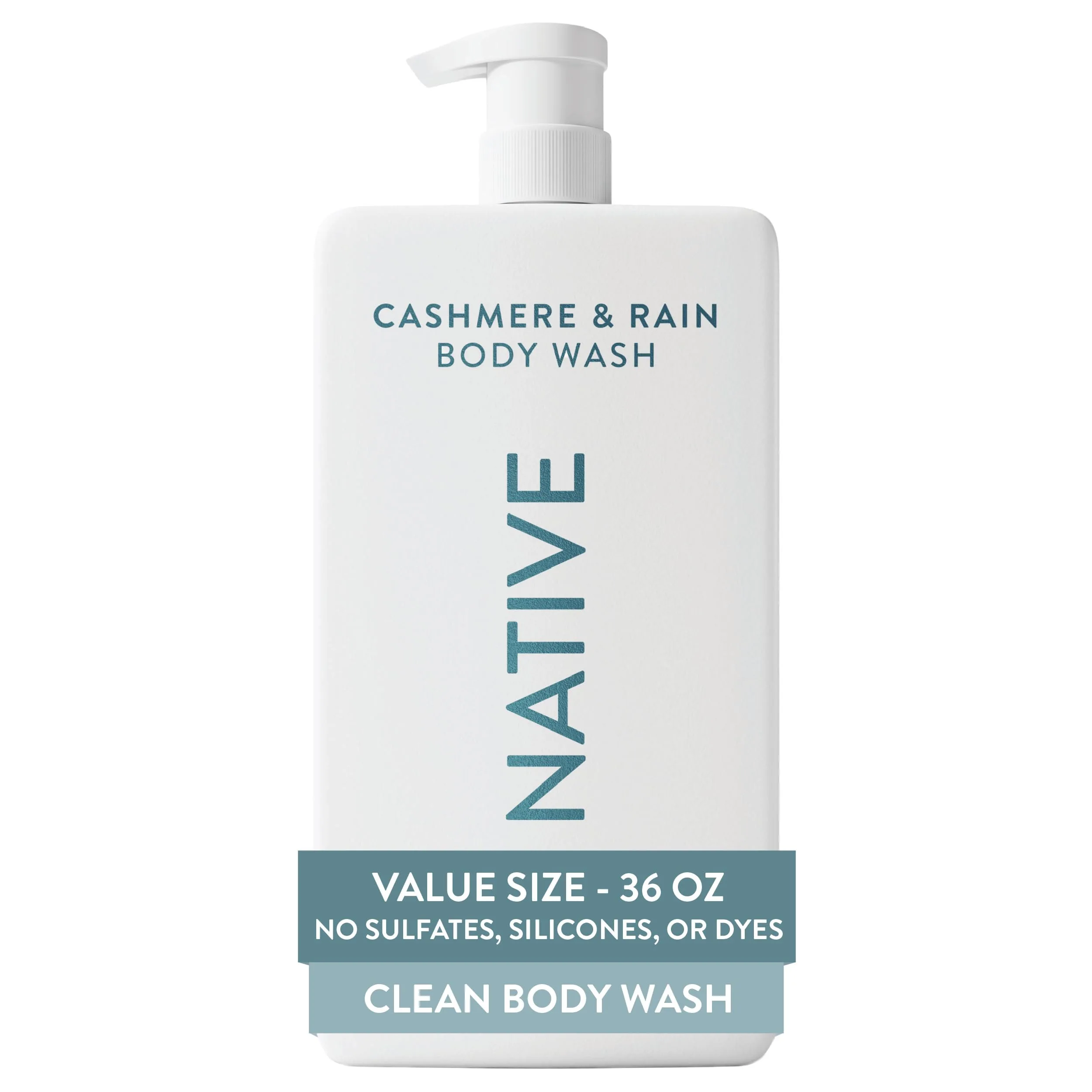 Native Coconut & Vanilla Scent Body Wash Liquid 36 Fl Oz | Gentle Cleanser for All Skin Types - main product image