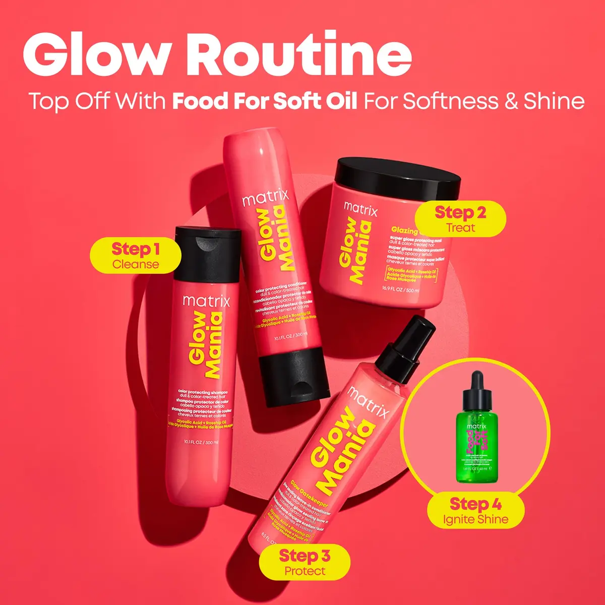 Matrix Glow Mania Mask Mini 100ml | Hair Gloss & Color Protection - view 7