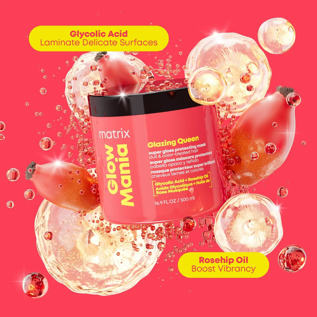 Matrix Glow Mania Mask Mini 100ml | Hair Gloss & Color Protection - view 4