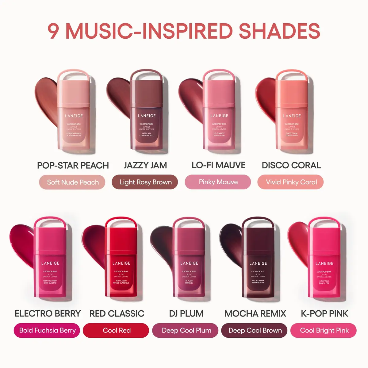 LANEIGE JuicePop Box Korean Lip Tint | Hydrating Lightweight Glossy Lip Color - view 9