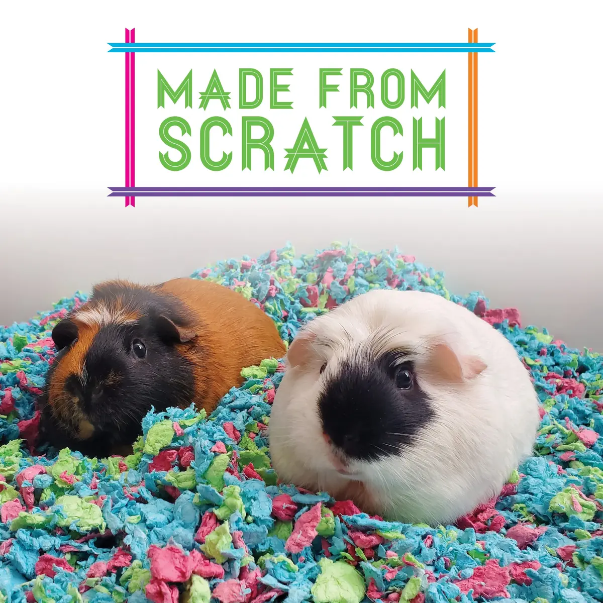 Carefresh Tutti Frutti Natural Paper Small Pet Bedding 50L | Odor Control & Ultra-Absorbent - view 5