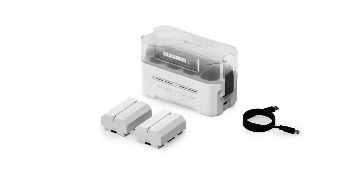 Tilta NP-FZ100 Portable Charging Station with 2 Batteries | 4-Channel USB-C Fast Charging 176g - main product image