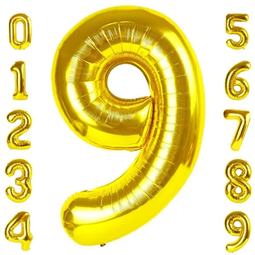 Mluchee Gold Number 23 Balloon 101.6cm (40 Inch) | USA Imported Party Decor - main product image