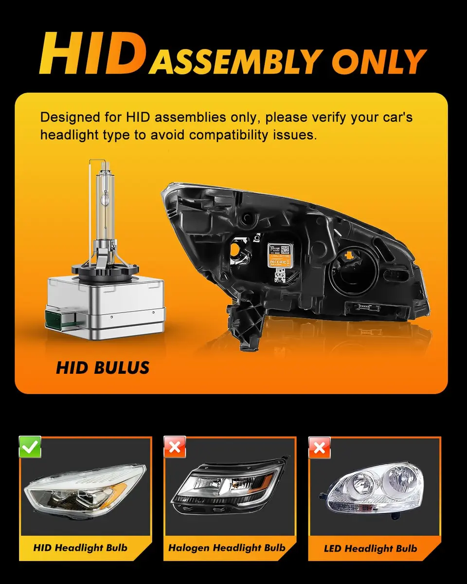 Termitor 2026 D3S HID Bulb 6000K Cool White (Pack of 2) | 800% Brighter Xenon Replacement - view 3