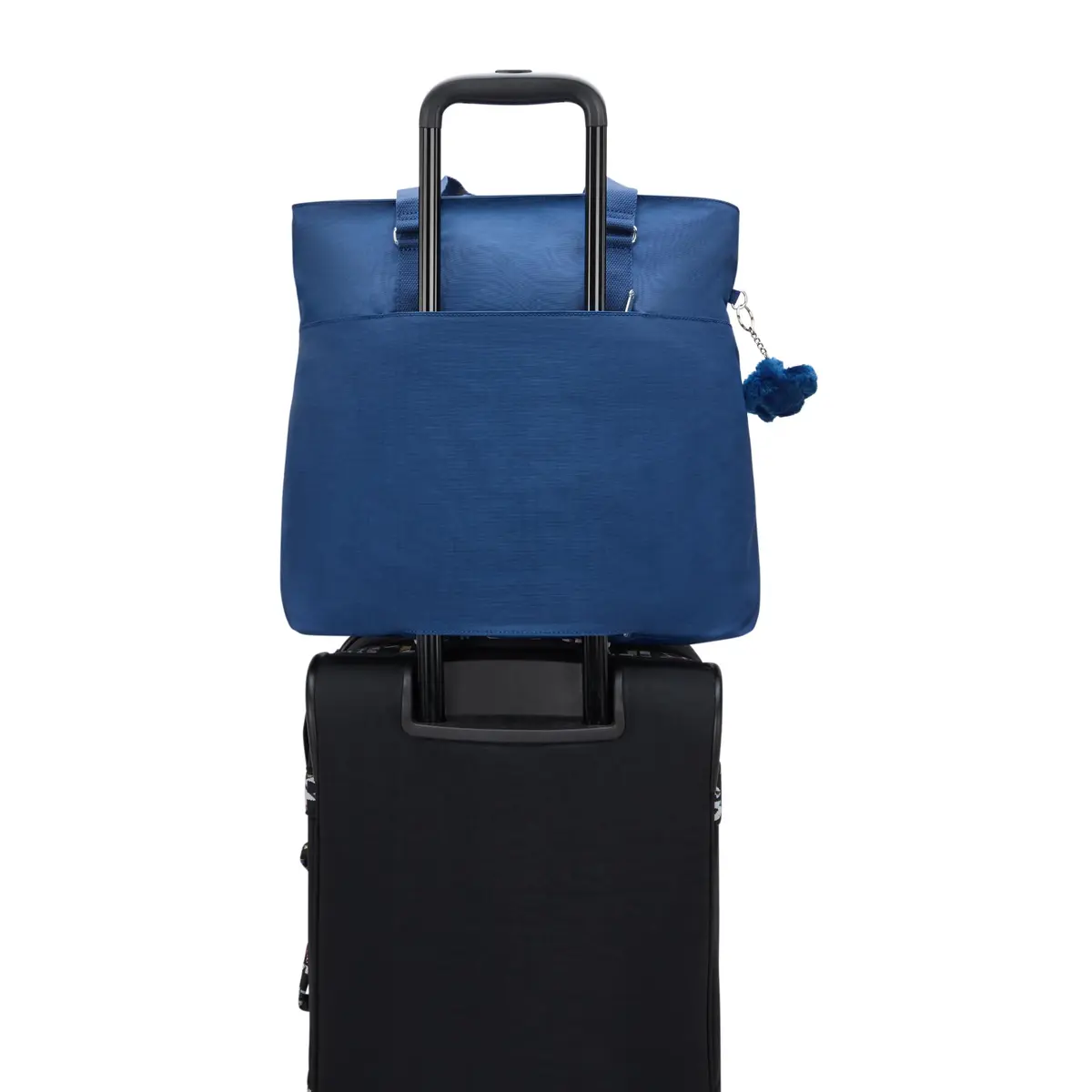Kipling Women's India Tote Bag Casual Blue | 36.2 cm (14.75"L x 15.25"H x 7"D) - view 6