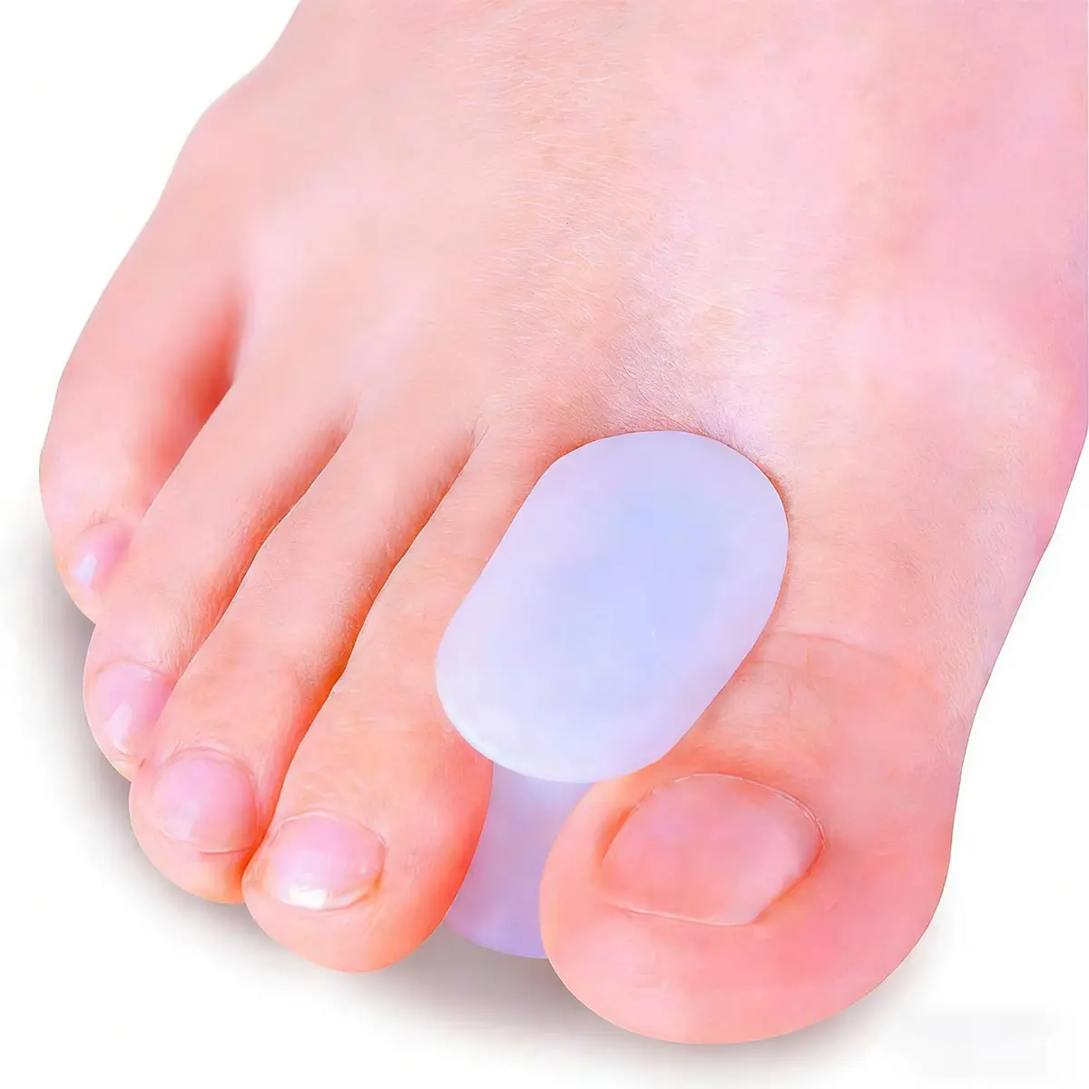 Povihome Gel Toe Spacers Separators Large 16 Pack (8 Pairs) | Bunion Corrector for Overlapping Toes - main product image