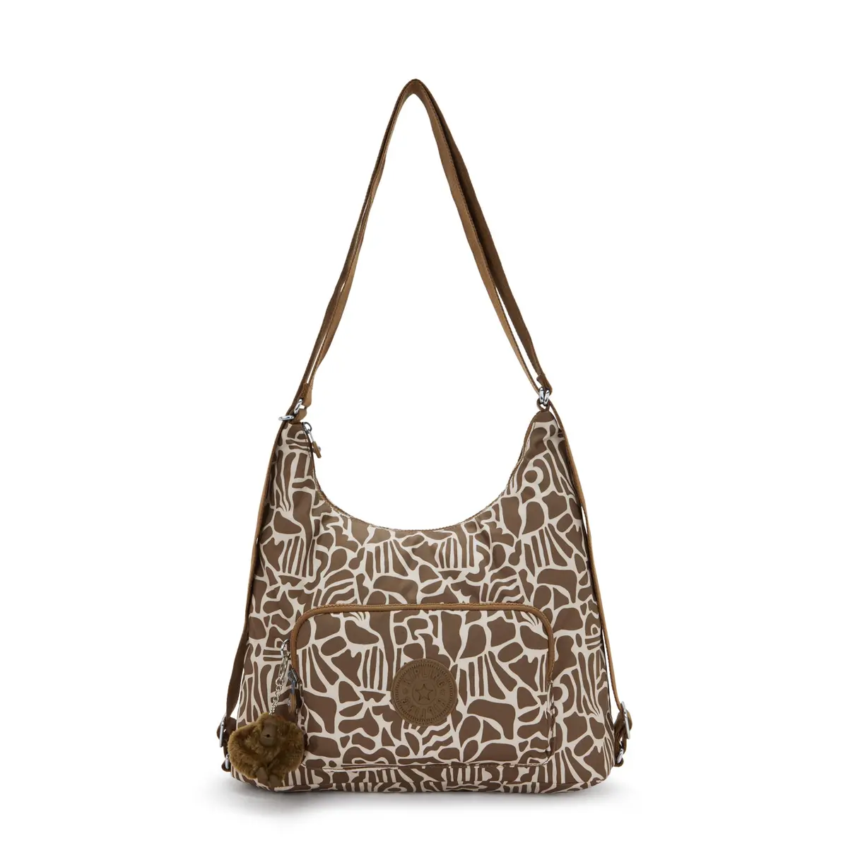 Kipling Yenna Prt Shoulder Bag 15"L x 14.25"H x 5.25"D | Minimalist Nylon & Polyester - main product image