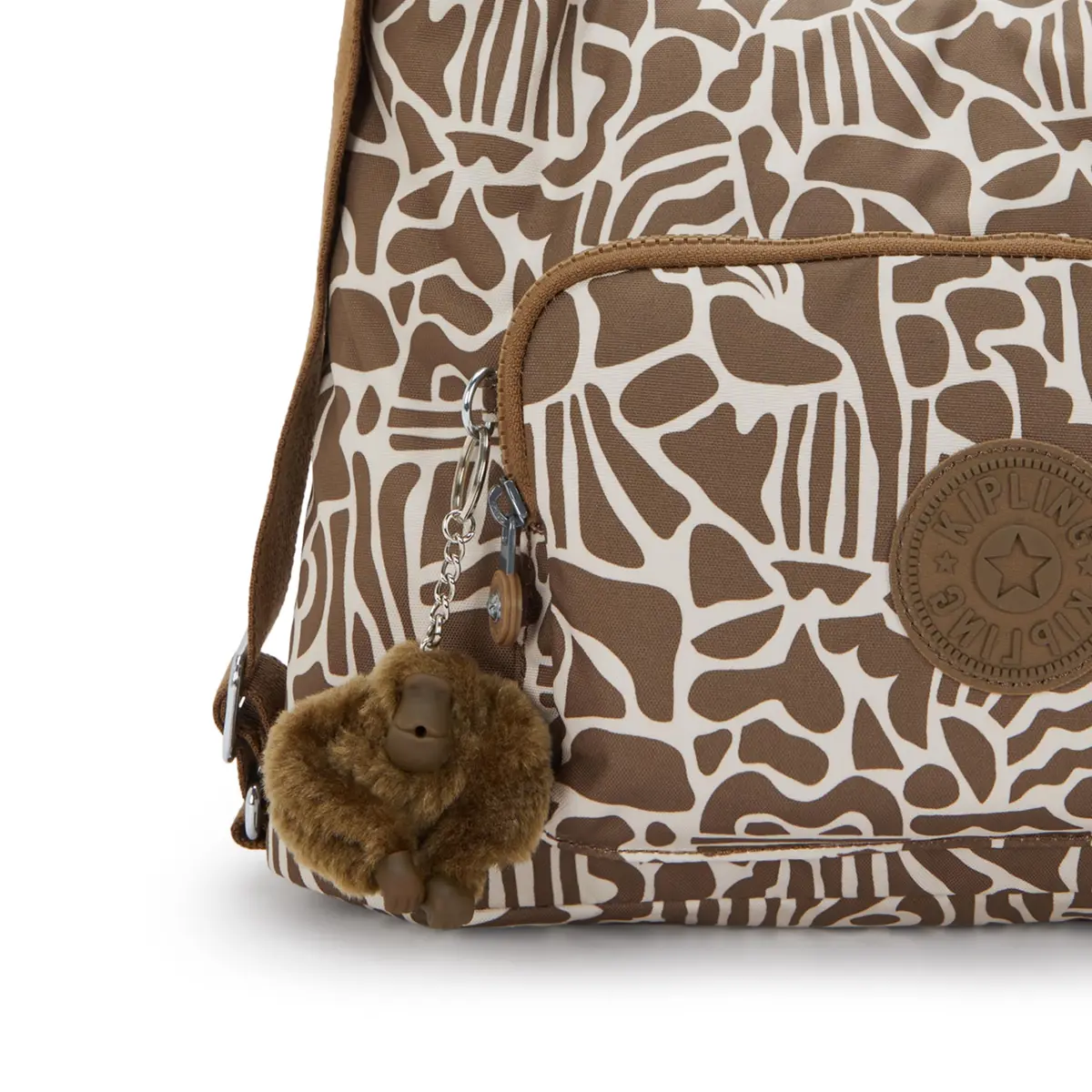 Kipling Yenna Prt Shoulder Bag 15"L x 14.25"H x 5.25"D | Minimalist Nylon & Polyester - view 5