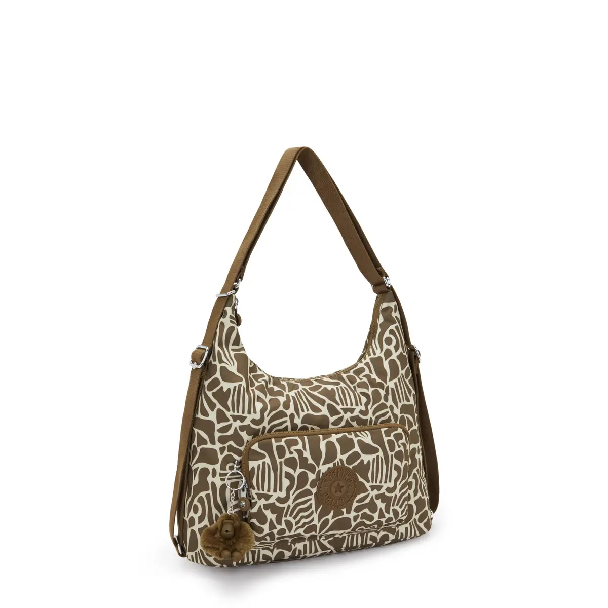 Kipling Yenna Prt Shoulder Bag 15"L x 14.25"H x 5.25"D | Minimalist Nylon & Polyester - view 6