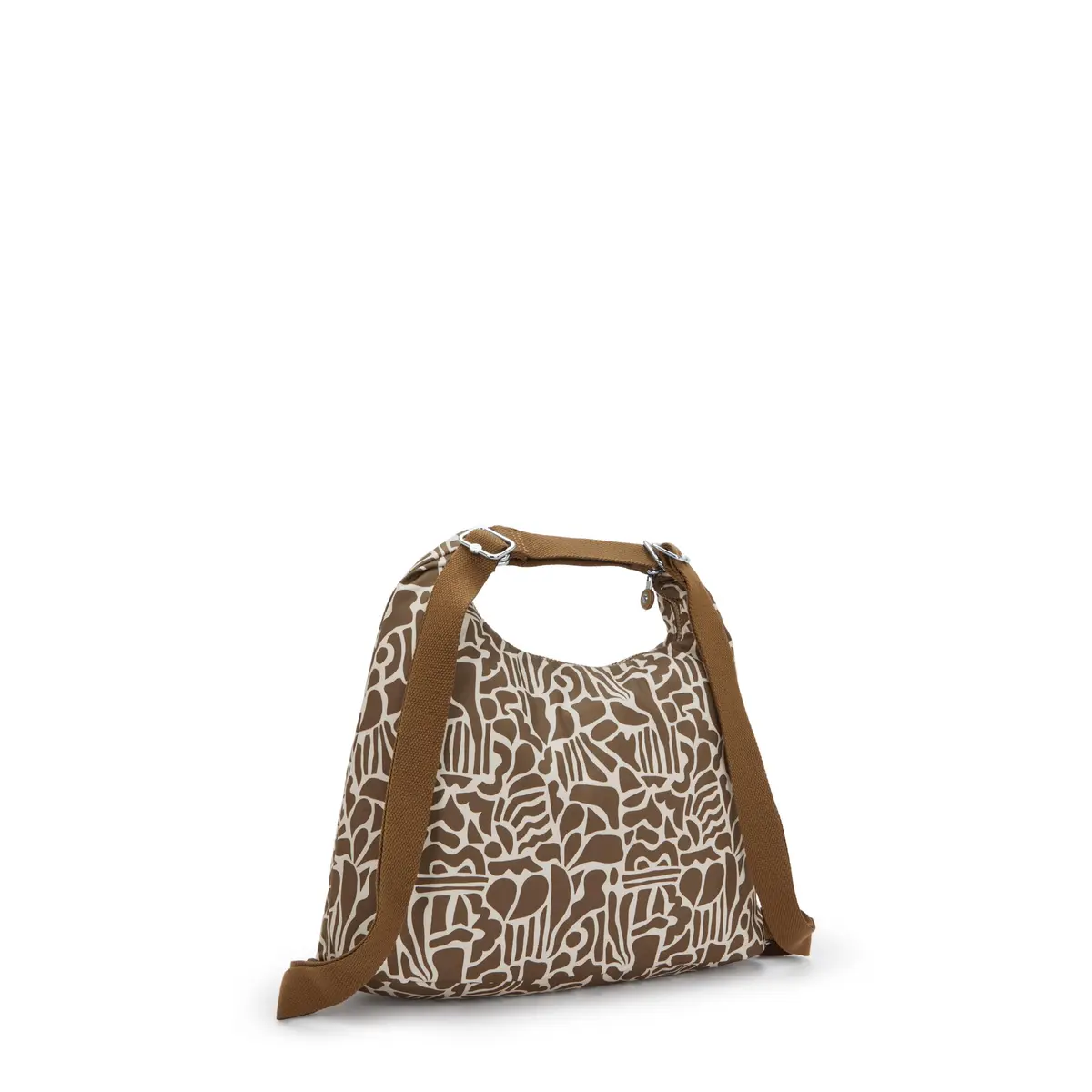 Kipling Yenna Prt Shoulder Bag 15"L x 14.25"H x 5.25"D | Minimalist Nylon & Polyester - view 2