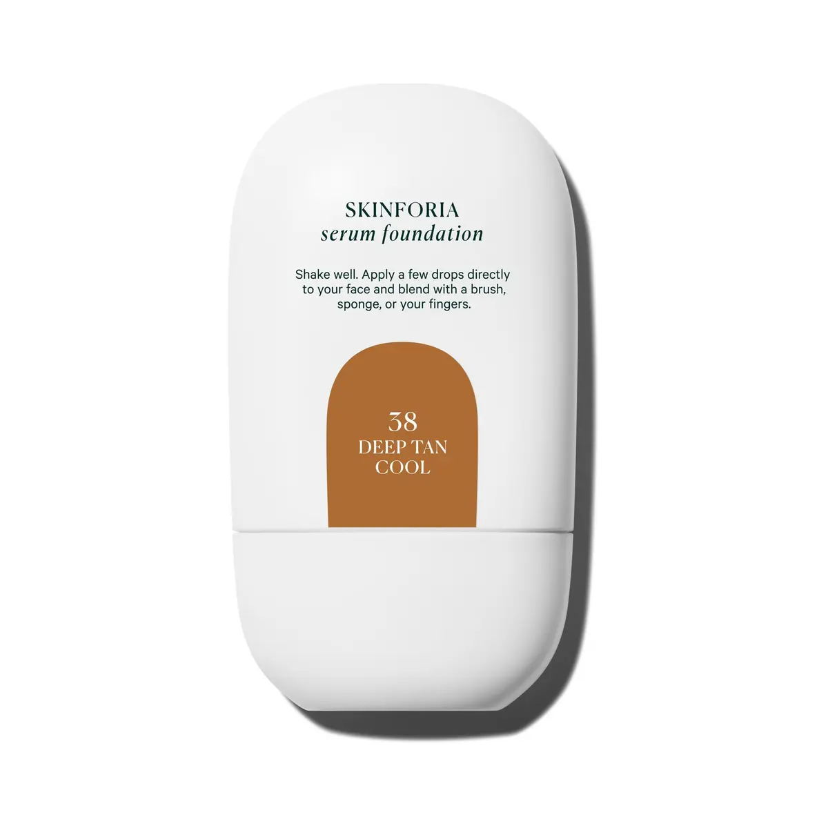 Well People Skinforia Serum Foundation, 38 Deep Tan Cool | Hydrating, Skin-Like Finish - view 7