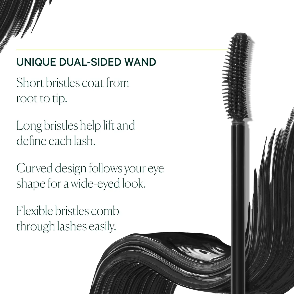 Well People Expressionist Curling Mascara, Black | Vegan, Smudge-Resistant, Curved Brush, Nourishing Plant Oils - view 4
