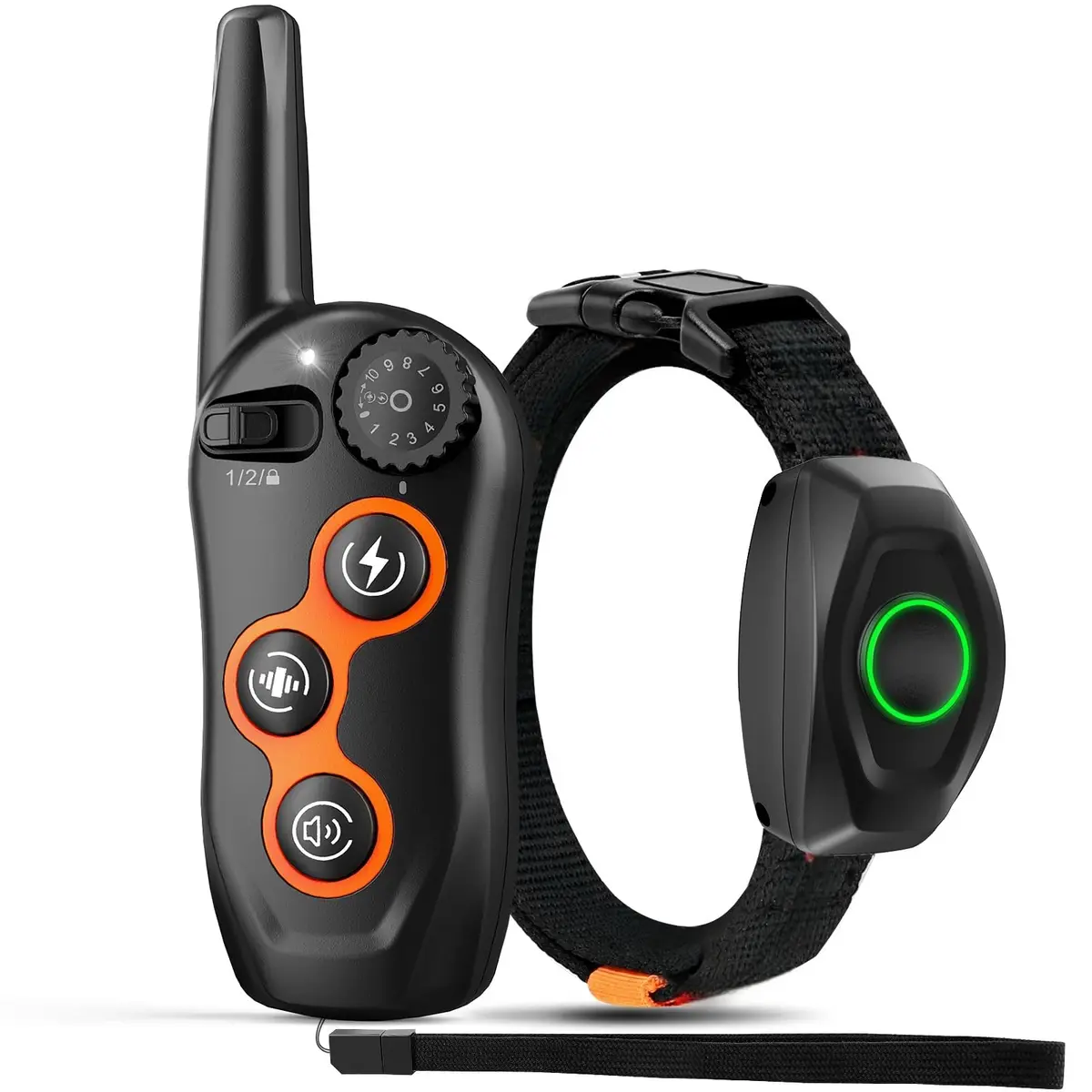 MAISOIE Dog Training Collar Black | IPX7 Waterproof Remote Range 1300ft, 3 Modes, Rechargeable - main product image