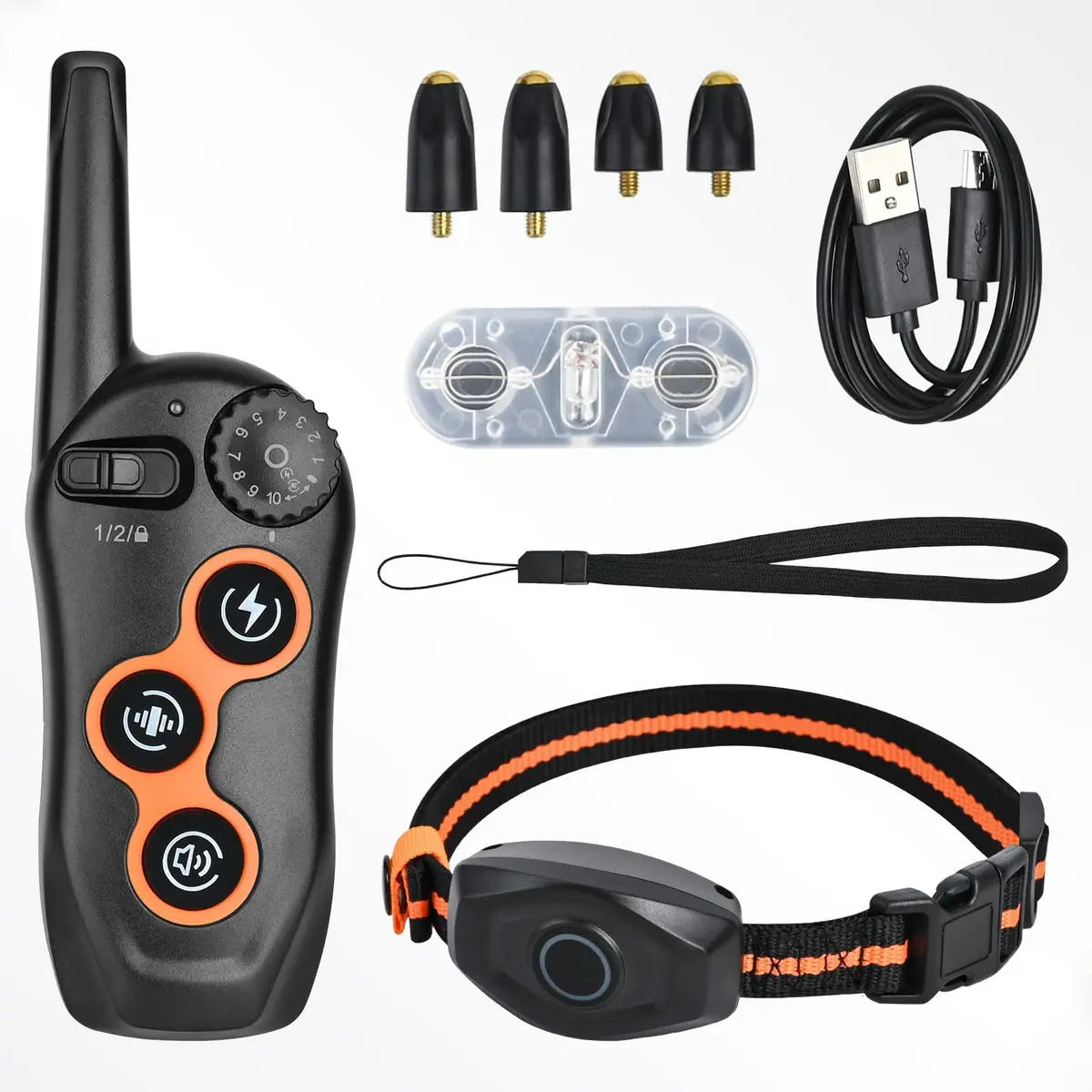 MAISOIE Dog Training Collar Black | IPX7 Waterproof Remote Range 1300ft, 3 Modes, Rechargeable - view 7