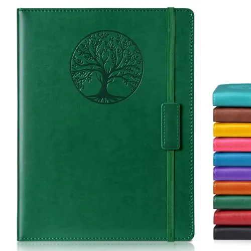 Biuwory Green Blank Journal Notebook A5 (5.7"×8.3") | Acid-Free Paper for Artists & Writers - main product image