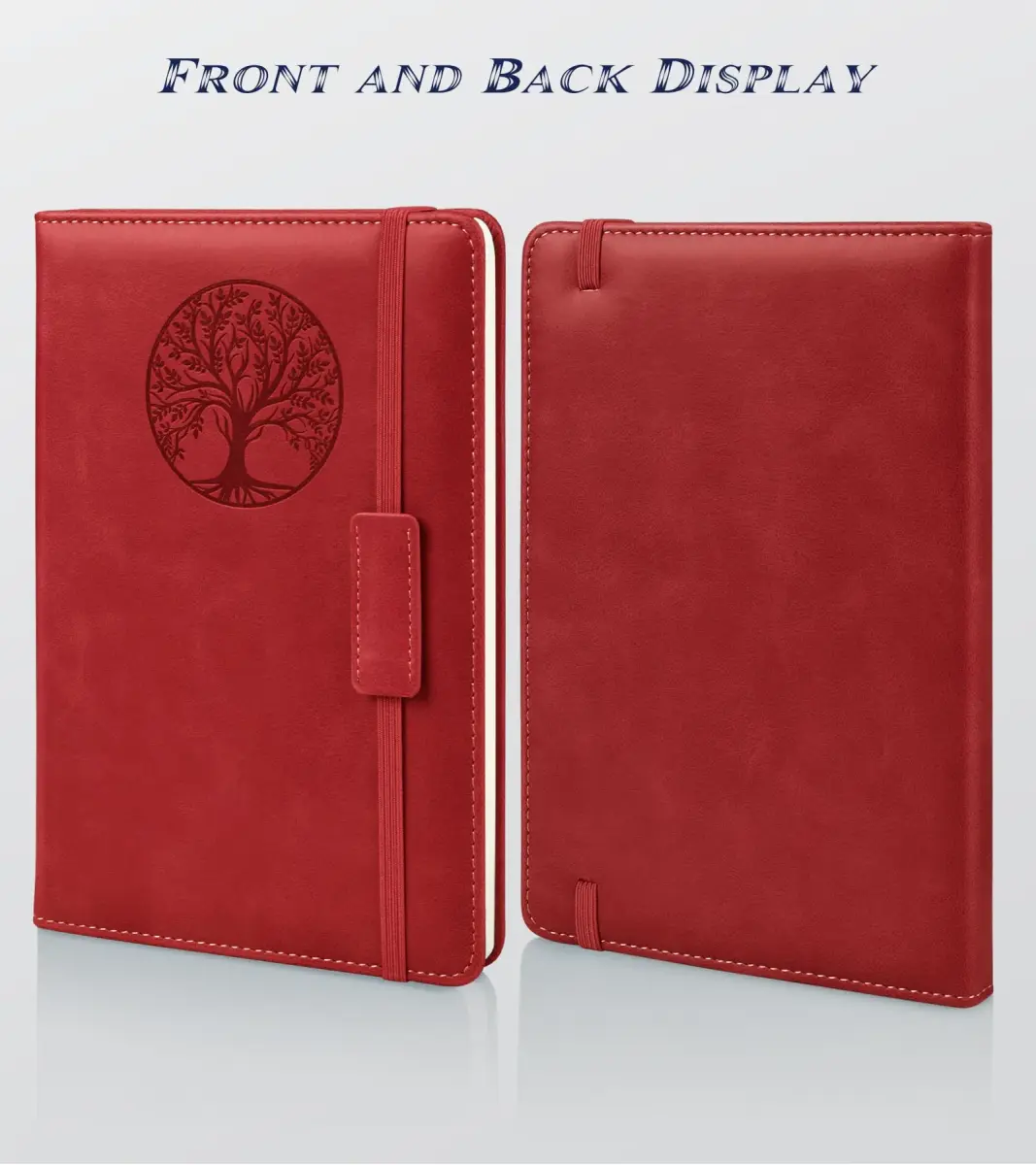 Biuwory A5 Graph Paper Notebook Journal (5.7"×8.3", 140 Pages, Wine Red) | Acid-Free Paper for Precise Writing - view 6