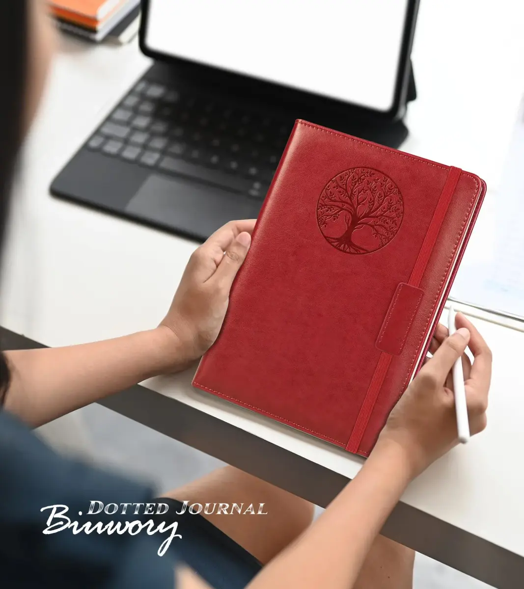 Biuwory Dotted Journal Notebook A5 140 Pages | Acid-Free Paper for Smooth Writing - view 7