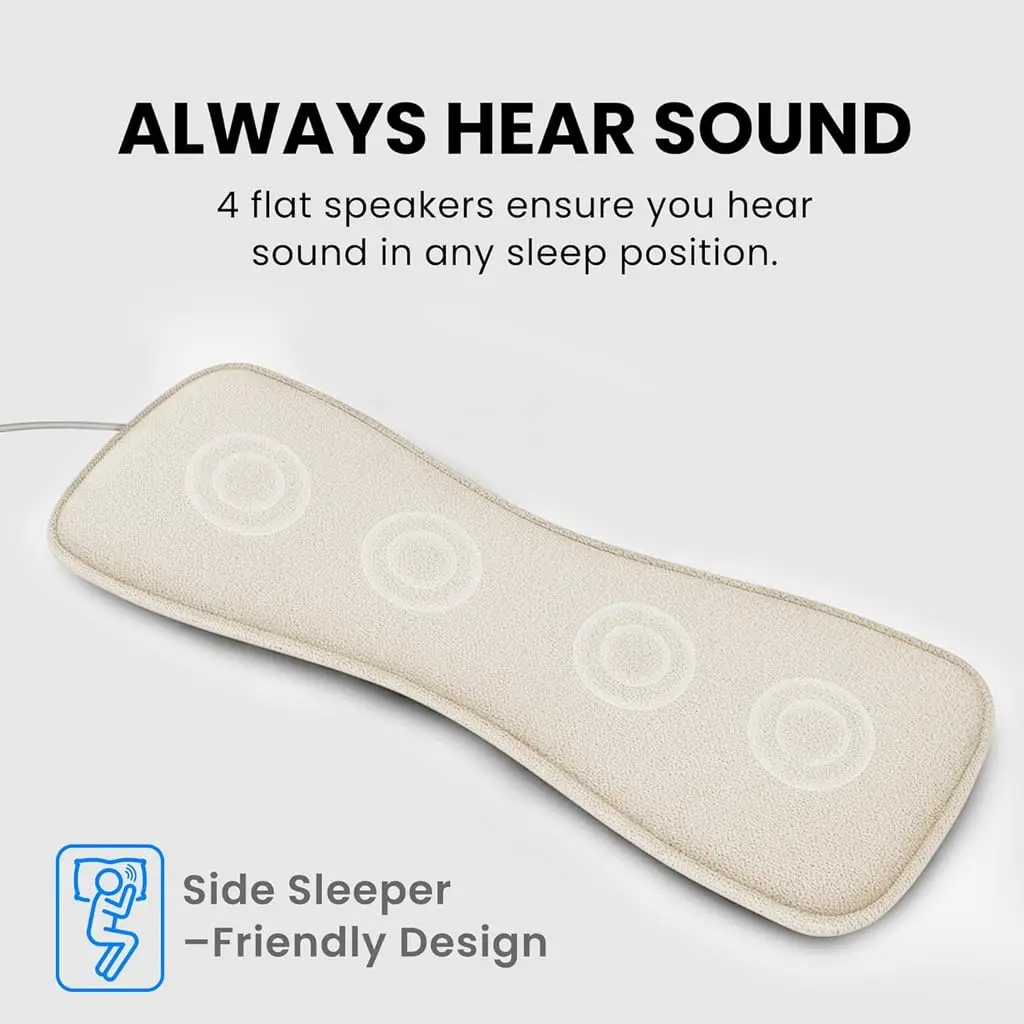 Avantree Slumber 2 - Bluetooth Pillow Speaker for Side Sleepers | Wireless White Noise Headphones - view 7