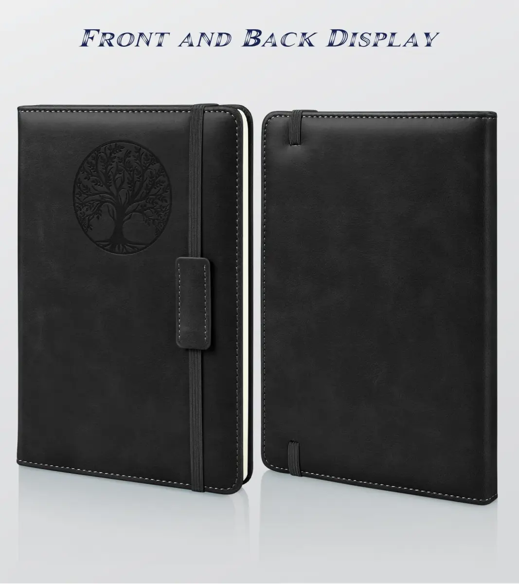 Biuwory Black Blank_Book Hardcover Executive Notebook | Acid-Free Paper Journal - view 6