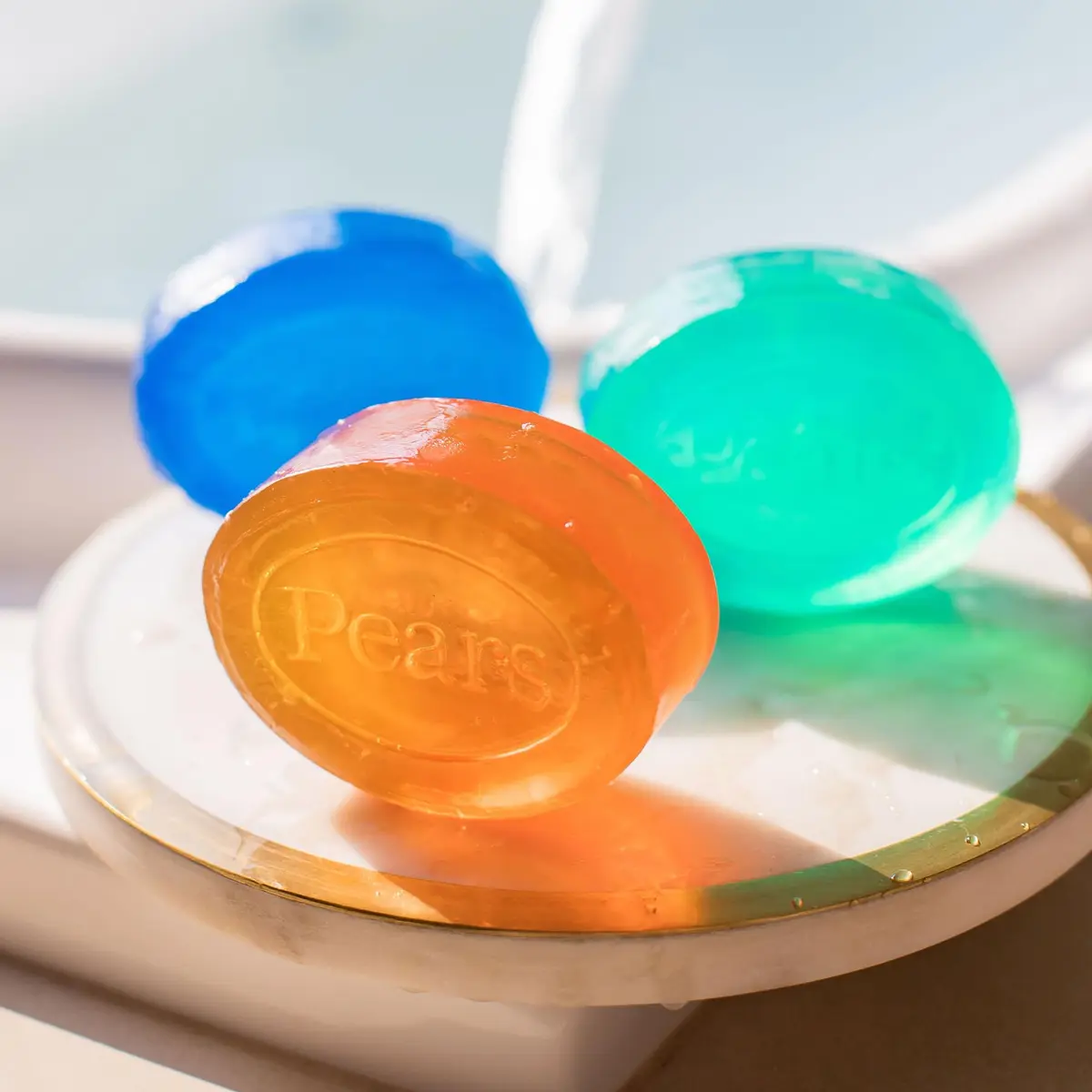 Pears Pure and Gentle Glycerin Mint Soap Bar 4.4 oz | Moisturizes & Refreshes - view 3