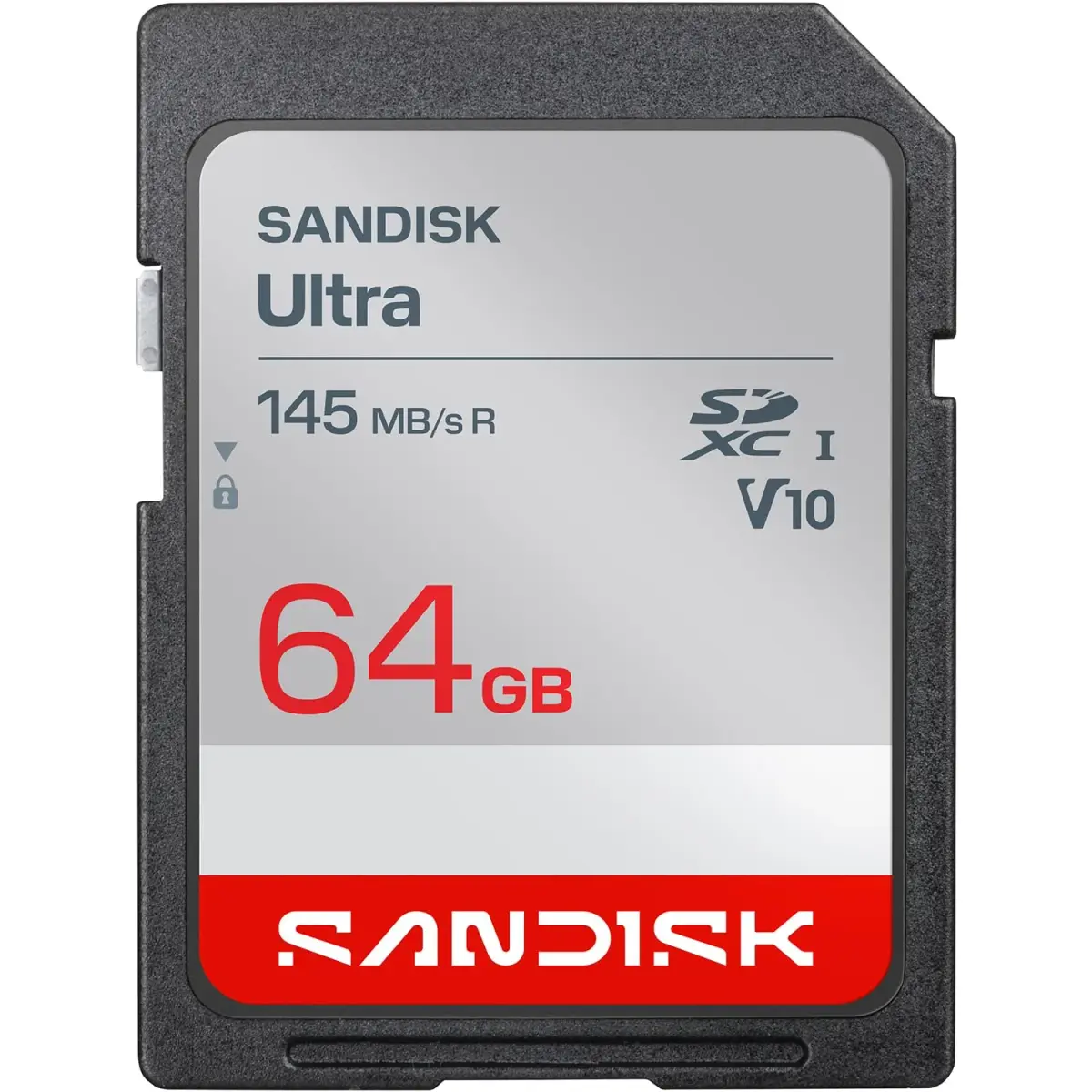 SanDisk 64GB Ultra SDHC UHS-I Memory Card - Full HD Video, V10, U1, C10 - main product image