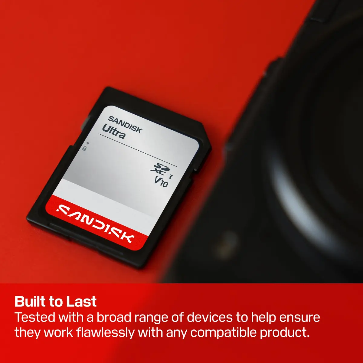 Sandisk 256GB Ultra SDXC UHS-I Card | Up to 195MB/s, Full HD, Waterproof, Shockproof - view 7