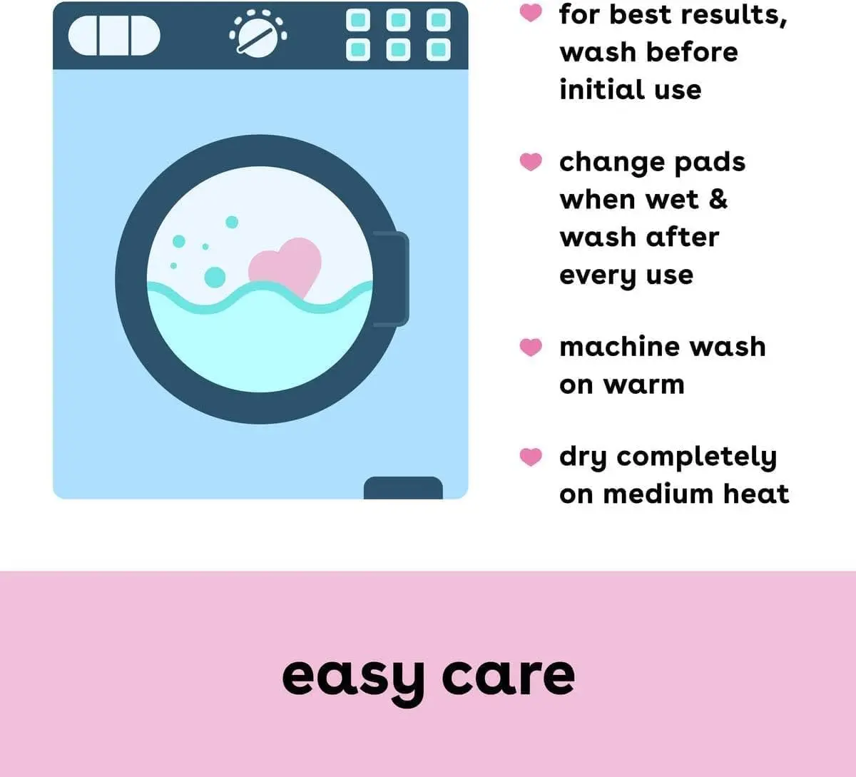 Bamboobies Soft Reusable Overnight Nursing Pads 12 Count | Ultra-Soft Velour Overnight Nursing Pads - view 4