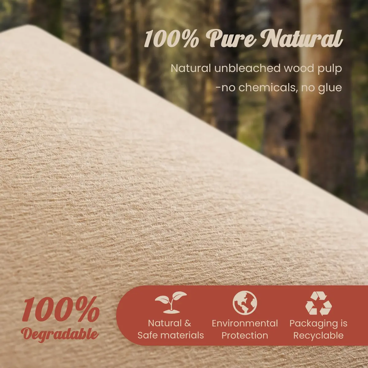 Metflavor #4 Coffee Filters 100 Count | Unbleached Cone Filters for 8-12 Cup Coffee - view 2