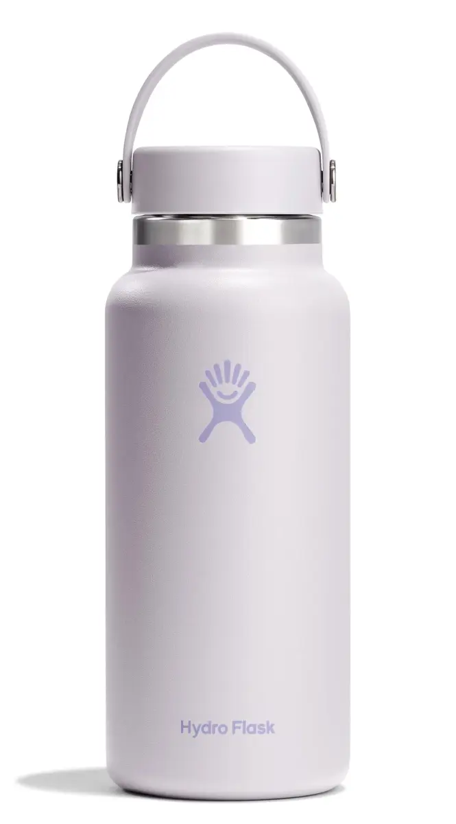 Hydro Flask 32 Oz Cloud Pink Wide Mouth Water Bottle | Insulated Stainless Steel, Leakproof - main product image