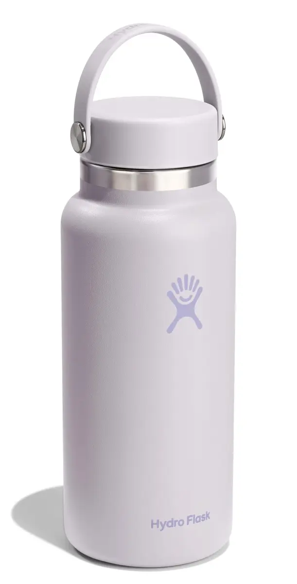 Hydro Flask 32 Oz Cloud Pink Wide Mouth Water Bottle | Insulated Stainless Steel, Leakproof - view 2