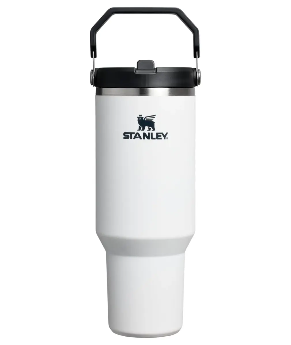 STANLEY IceFlow 2.0 Flip Straw Tumbler 40 oz in Chalk - Sip Faster, Spill Less - main product image