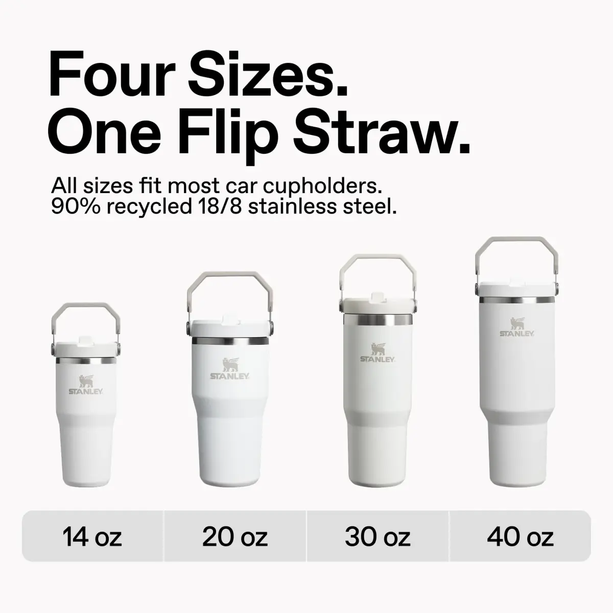 STANLEY IceFlow 2.0 Flip Straw Tumbler 20 oz Blue Sky | Fast Sip, Spill-Resistant - view 3