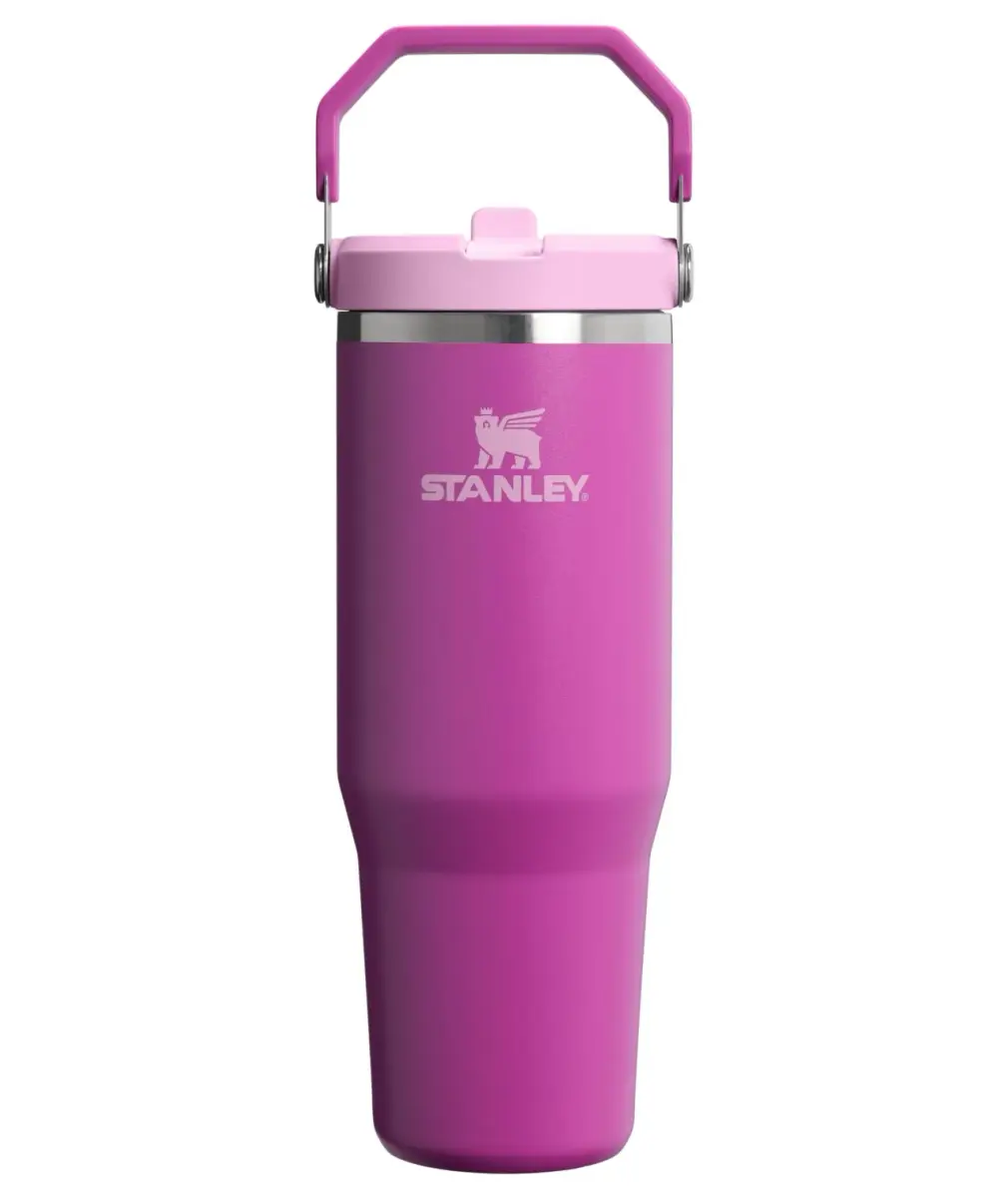 STANLEY IceFlow 2.0 Flip Straw Tumbler 30 oz Dark Blossom - Sip Faster, Spill Less - main product image