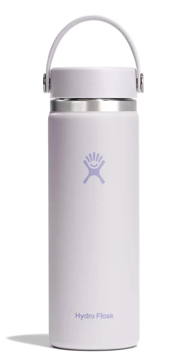 Hydro Flask Wide Mouth Water Bottle 20 oz (591 mL) | Insulated Stainless Steel, Cloud Pink - main product image