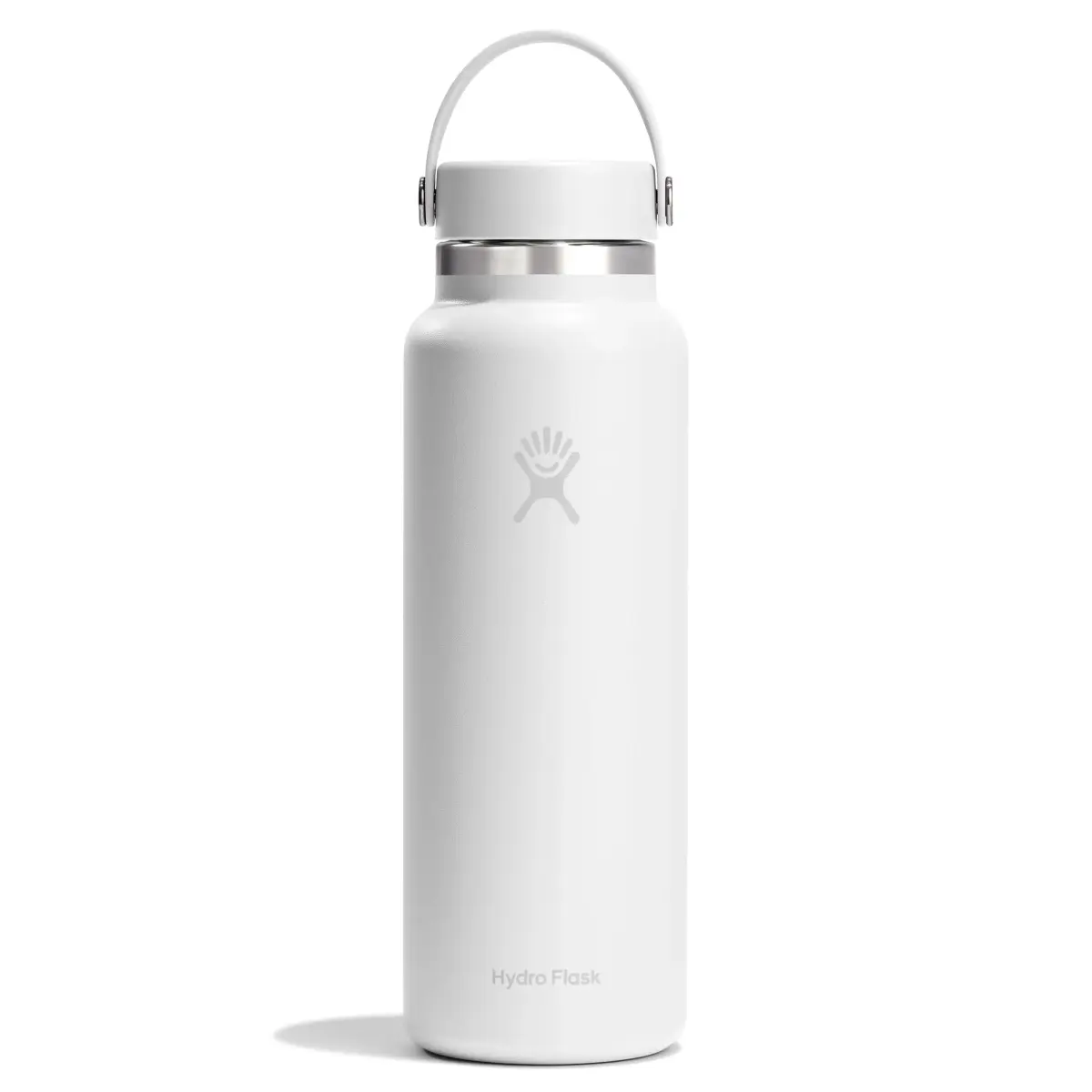 Hydro Flask 40 Oz Tonal White Wide Mouth Water Bottle | Insulated Stainless Steel, Cold 24 Hrs, Hot 12 Hrs - main product image