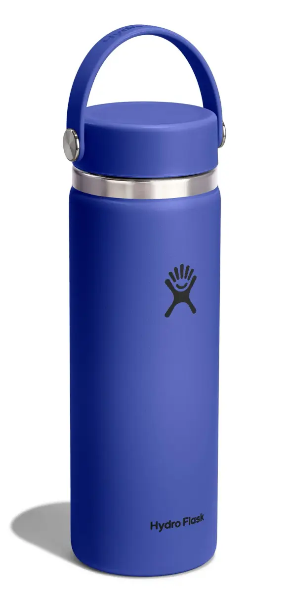 Hydro Flask 20 Oz Capri Blue Wide Mouth Water Bottle | Insulated Stainless Steel, Leakproof - view 2