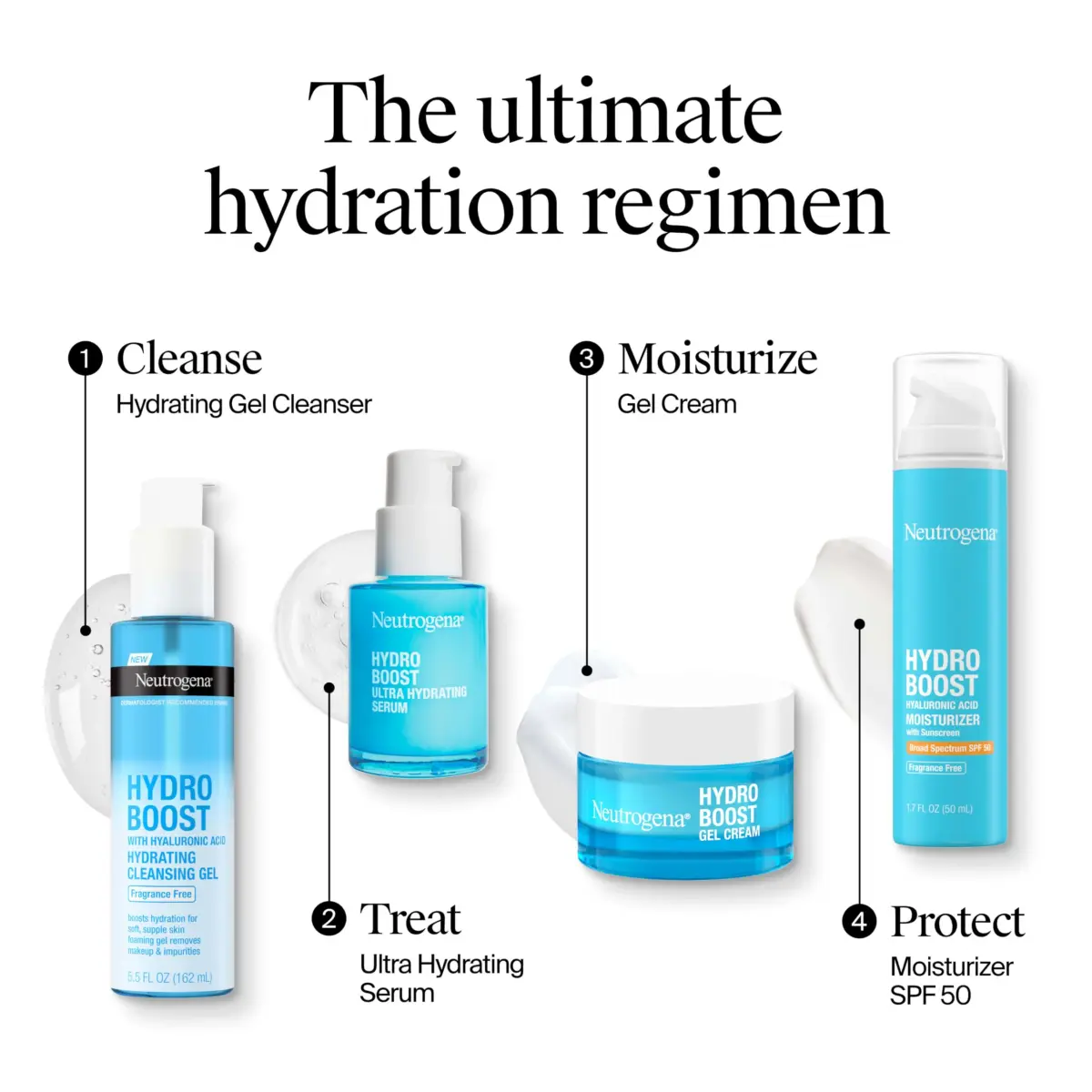 Neutrogena Hydro Boost Gel Cream Fragrance Free 15ml (0.5 Fl Oz) | Hyaluronic Acid Facial Moisturizer for Normal to Dry Skin - view 8
