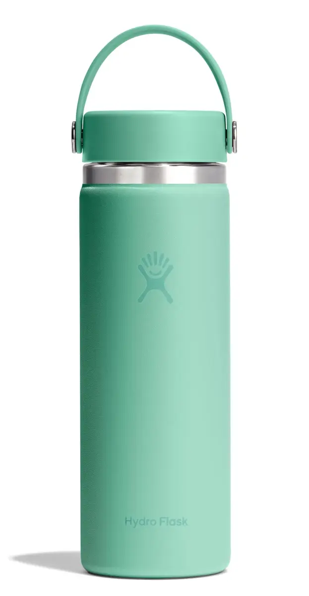 Hydro Flask 20 Oz Mermaid Green Wide Mouth Water Bottle - Insulated Stainless Steel, Leakproof - main product image