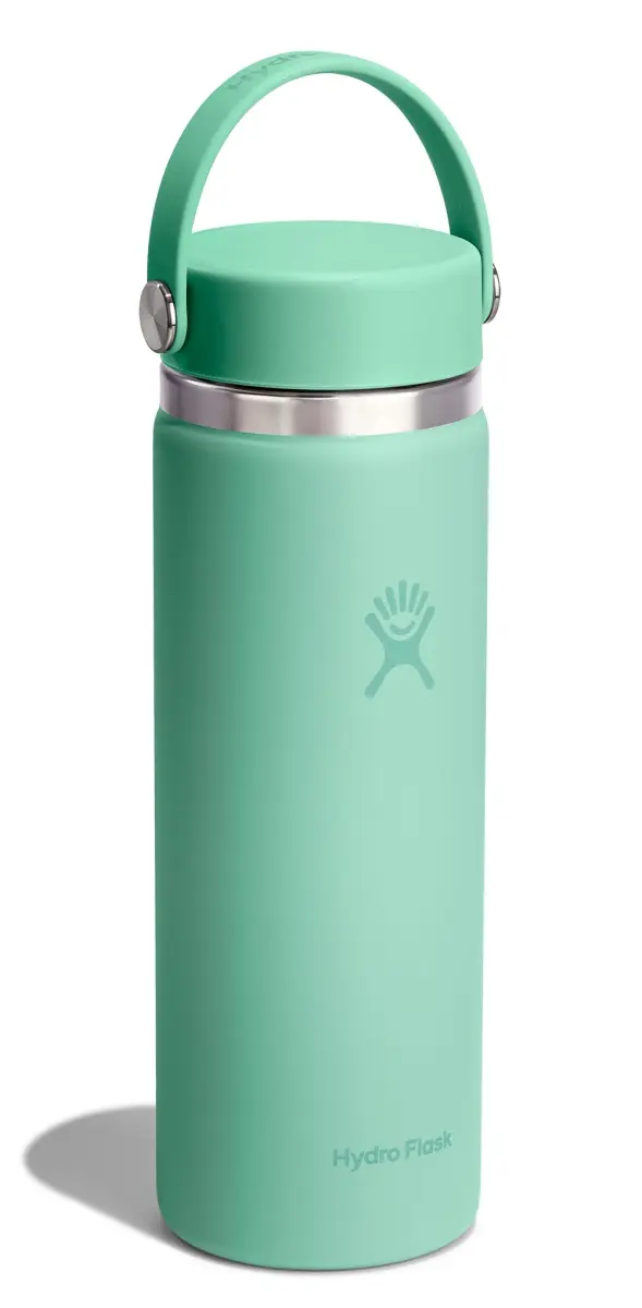 Hydro Flask 20 Oz Mermaid Green Wide Mouth Water Bottle - Insulated Stainless Steel, Leakproof - view 2
