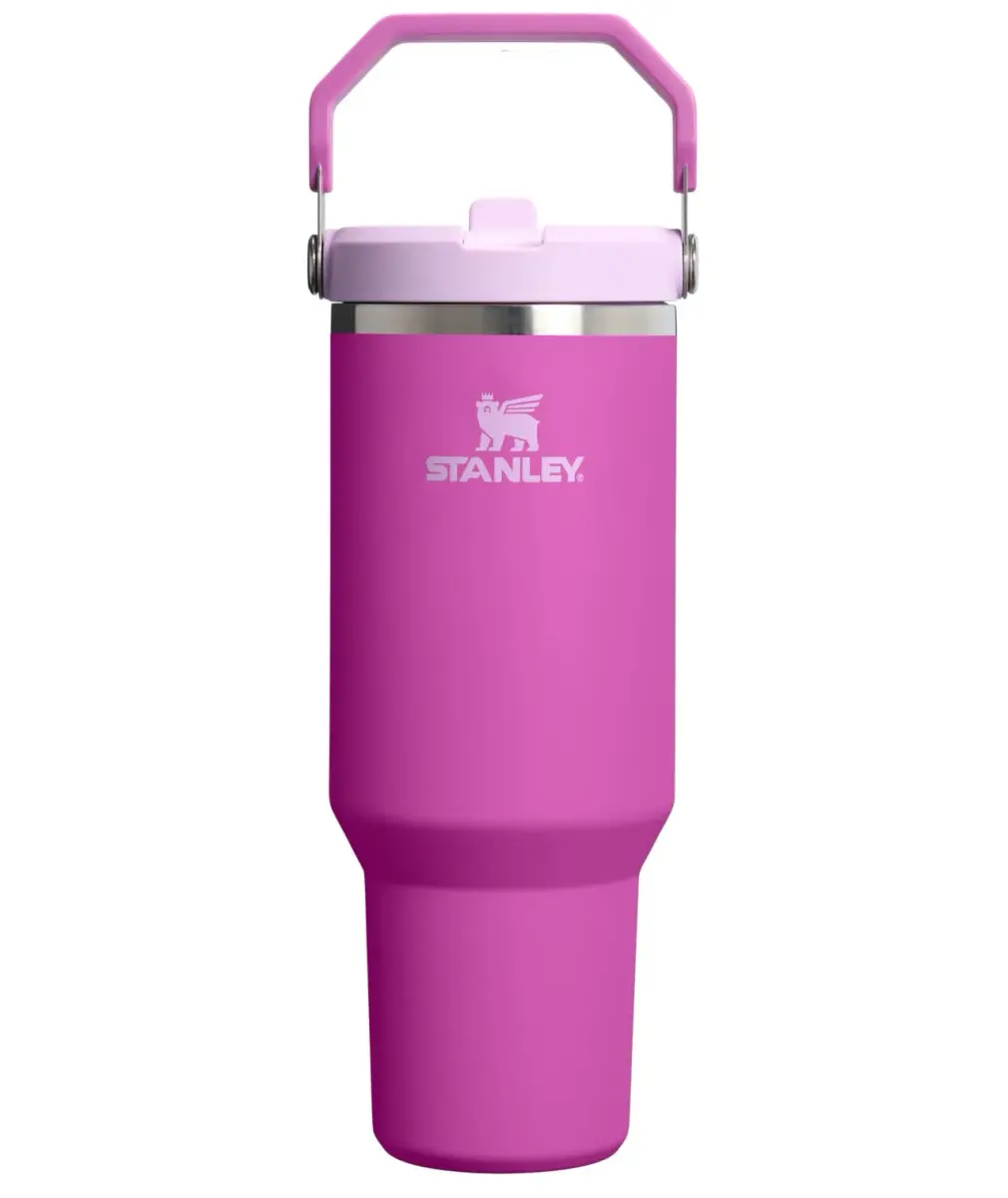 STANLEY IceFlow 2.0 Flip Straw Tumbler, 40 oz, Dark Blossom - Sip Faster, Spill Less - main product image