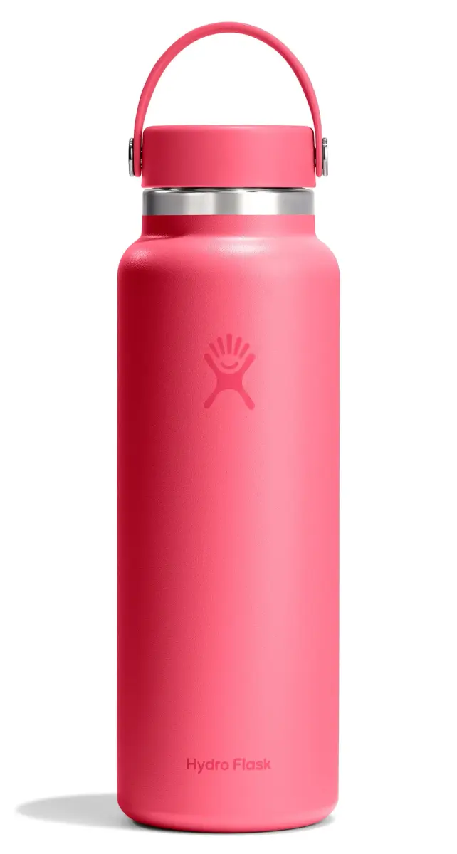 Hydro Flask 40 Oz Wide Mouth Water Bottle in Popstar Pink | Insulated Stainless Steel - main product image