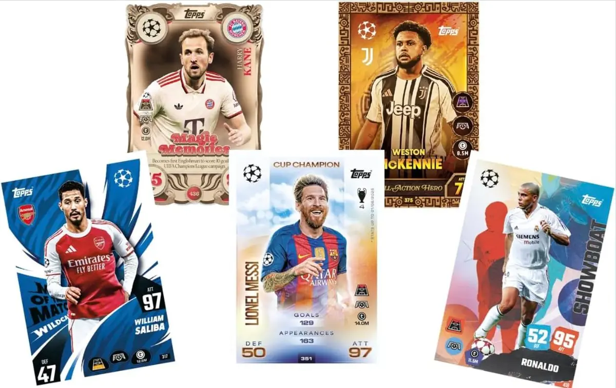 Topps Match Attax UEFA Trading Cards 2025/26 Multipack | 18 Cards, 6 Limited Edition, UEFA Champions League & Europa League - view 4